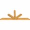 Ekena Millwork Saratoga Rough Sawn Timber Gable Bracket, Western Red Cedar, 96"W x 44"H x 4"D x 6"F, 11/12 Pitch GBW096X44X0406SAR00RWR - alternate 5